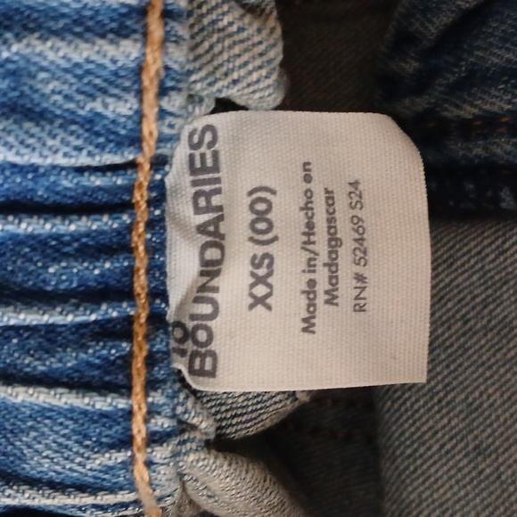 No Boundaries Junior's XXS Wide Leg Cargo Pants - Picture 9 of 11